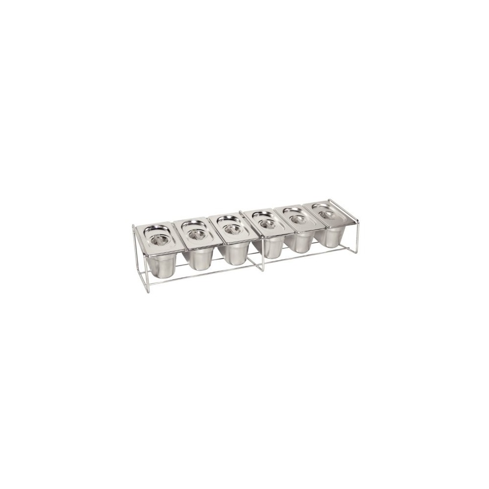Support - bacs inox - GN 1/9 ou GN 1/6 ou GN1/3 Support - bacs inox - GN 1/9 ou GN 1/6 ou GN1/3