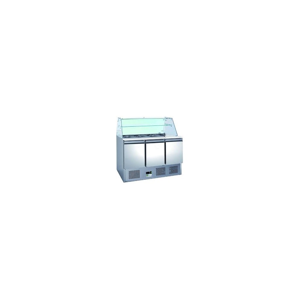 SALADETTE RÉFRIGÉRÉE VITRÉE 3 PORTES SALADETTE RÉFRIGÉRÉE VITRÉE 3 PORTES