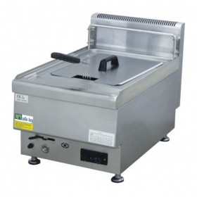 Friteuse gaz 2 cuves 10  litres- Made in Italy / 12.6 kw