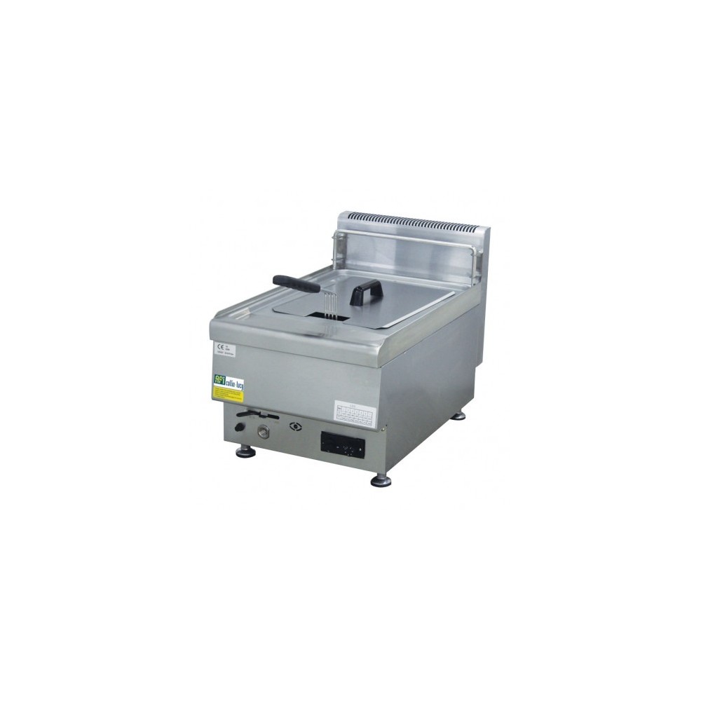 Friteuse gaz 2 cuves 10 litres- Made in Italy / 12.6 kw Friteuse gaz 2 cuves 10 litres- Made in Italy / 12.6 kw
