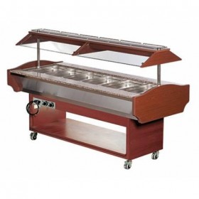 Buffet bain-marie 6 GN1/1