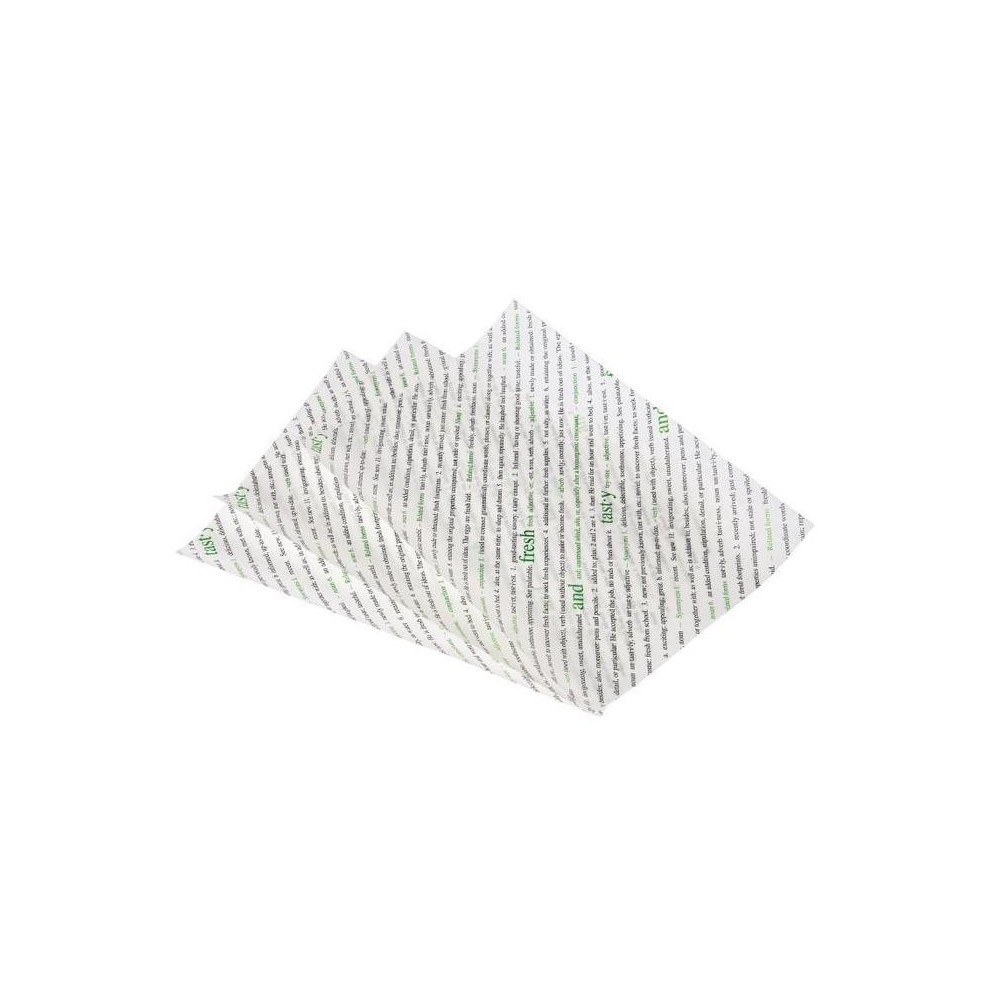 Papier sulfurisé - imprimé - lot de 500 Papier sulfurisé - imprimé - lot de 500