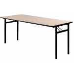 Chaise en bois noir patiné avec dossier croisé