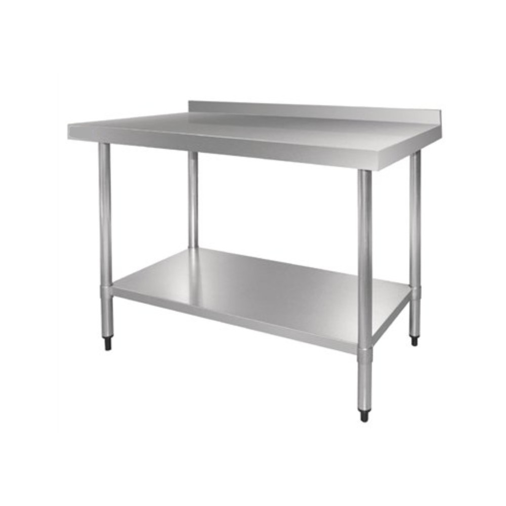 Table inox adossée - AISI 430 - 1200 (L) x 700 (P) x 900 (H) mm Table inox adossée - AISI 430 - 1200 (L) x 700 (P) x 900 (H) mm