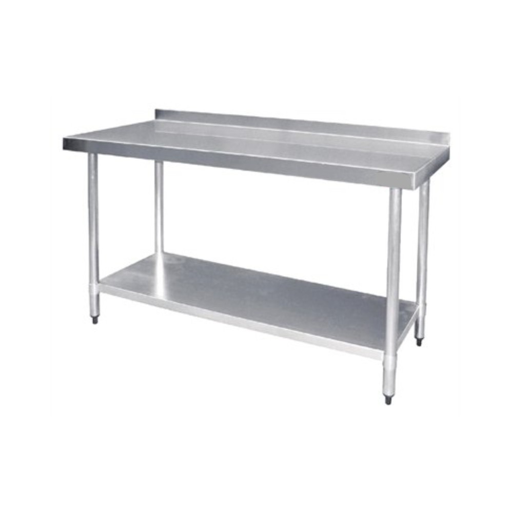 Table inox adossée - AISI 430 - 1800 (L) x 600 (P) x 900 (H) mm Table inox adossée - AISI 430 - 1800 (L) x 600 (P) x 900 (H) mm