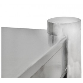 Passe-plat inox AISI 304 - 1 niveau - 800 x 350 x 400 mm