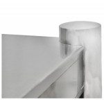 Passe-plat inox AISI 304 - 1 niveau - 800 x 350 x 400 mm