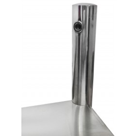 Passe-plat inox AISI 304 - 1 niveau - 800 x 350 x 400 mm