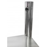 Passe-plat inox AISI 304 - 1 niveau - 800 x 350 x 400 mm