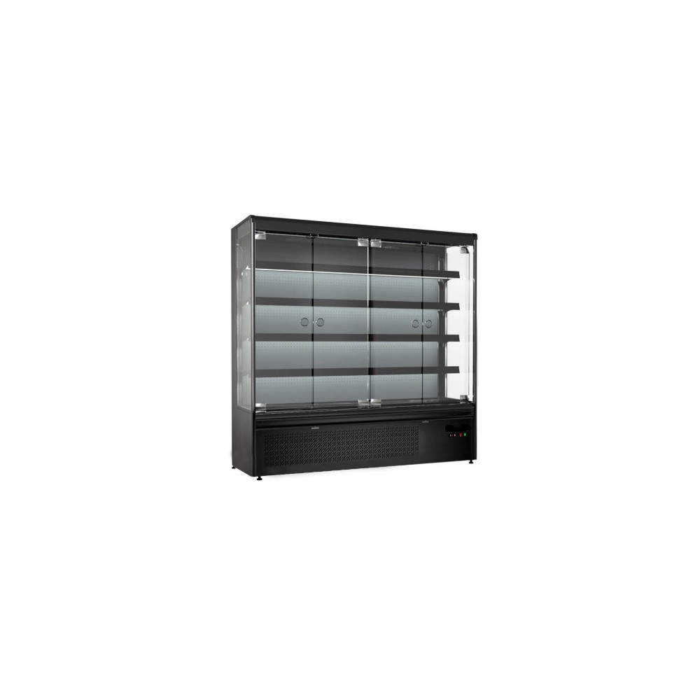 Vitrine murale noire/bleu 1230 x 725 x 1900 Vitrine murale noire/bleu 1230 x 725 x 1900