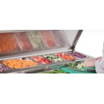 Saladette  refrigeree 2 portes GN 1/1, 240 litres