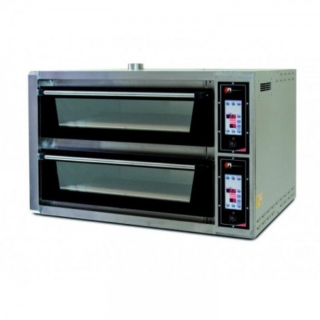 Four pizzas professionnel - LARGE LUX - 230V / 380V - 2 x 4 x 34 cm