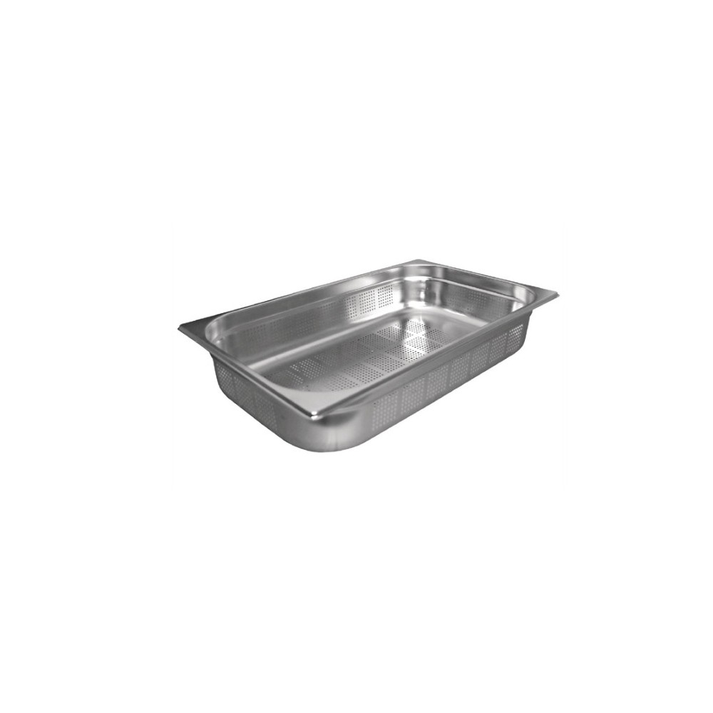 Bac inox perforé GN 1/1 - 100 mm Bac inox perforé GN 1/1 - 100 mm