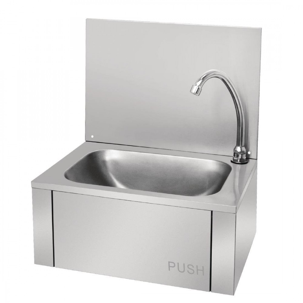 Lave-mains - Inox + crédence Lave-mains - Inox + crédence