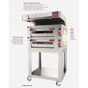 Four à pizzas électrique - TOUT REFRACTAIRE - PREMIUM PYRALIS - 6 pizzas