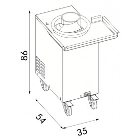 Bouleuse automatique KALI - pâte à pizza