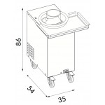 Bouleuse automatique KALI - pâte à pizza