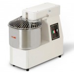 Pétrin 10L - 230 V. - 2 vitesses - tête + cuve fixe - roulettes