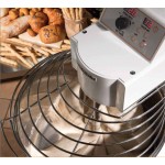 Pétrin 7L - vitesse réglable + minuterie - tête fixe - 230 V. - roulettes