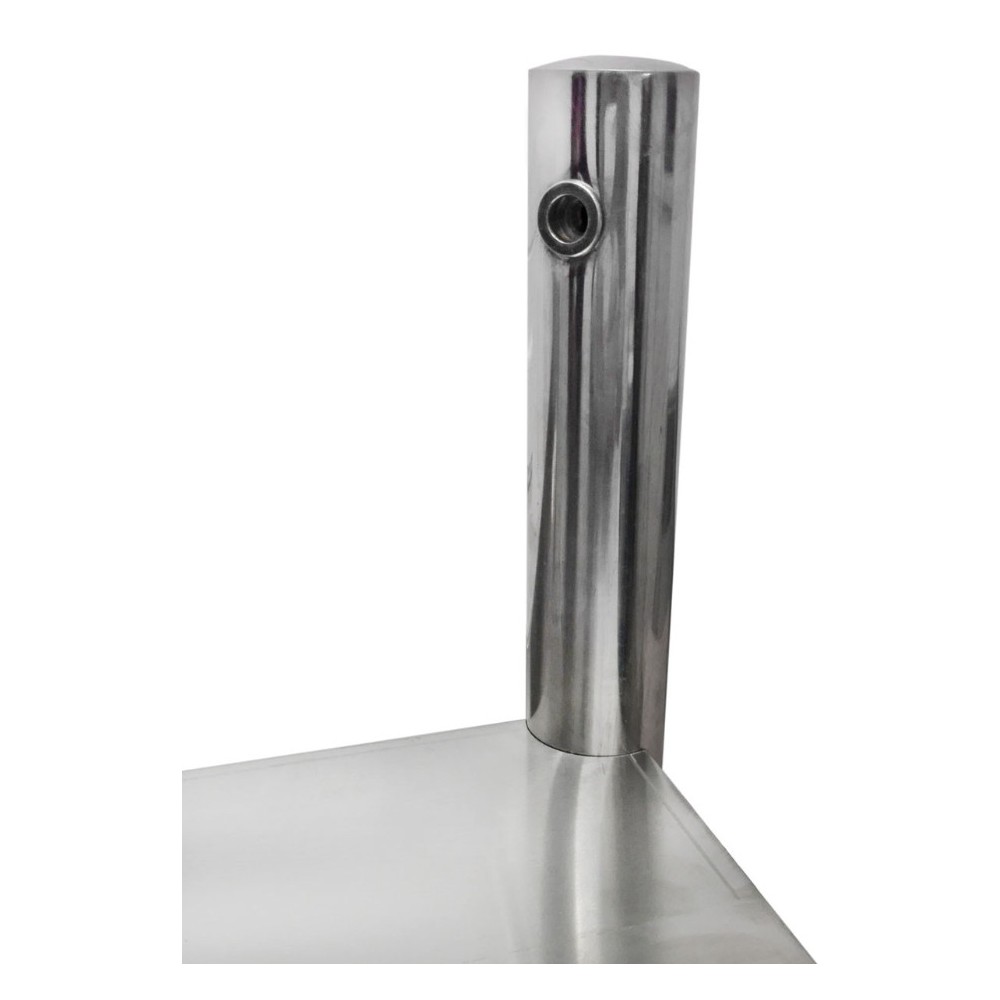 Passe-plat inox AISI 304 - 1 niveau - 1200 x 350 x 400 mm