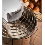 Pétrin 41L - 1 vitesse + minuterie - tête relevable - 230 / 380 V.