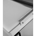 Meuble à pizza tropicalisé - 335 L - 2 portes + roulettes - 8 x GN 1/3 - Garantie 2 ans - Classe T