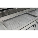 Meuble à pizza tropicalisé - 335 L - 2 portes + roulettes - 8 x GN 1/3 - Garantie 2 ans - Classe T