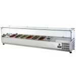 Meuble à pizza - Garantie 2 ans - 580 L - 2 portes + tiroirs + roulettes - 9 x GN 1/3 - Classe T