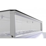 Meuble à pizza - 390 L - 2 portes  + LED - 7 x GN 1/3 - Classe N