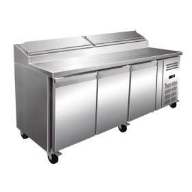Meuble pizza - ECO - 540 L. - 10 x GN 1/3 - Sur roulettes - 600 x 400  - Classe T