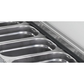 Meuble pizza - ECO - 540 L. - 10 x GN 1/3 - Sur roulettes - 600 x 400  - Classe T