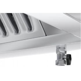 Hotte statique / sans moteur - 1400 x 700 - Filtres chocs