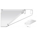 Hotte statique / sans moteur - 2000 x 1100 - Filtres chocs
