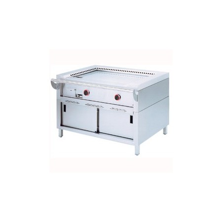 TEPPANYAKI GAZ 2 ZONES ARMOIRE,PORTE COULIS.
