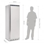 Armoire réfrigérée positive - Paiement 4X - Inox - Garantie 2 ans - 400 L - Roulettes - Classe N
