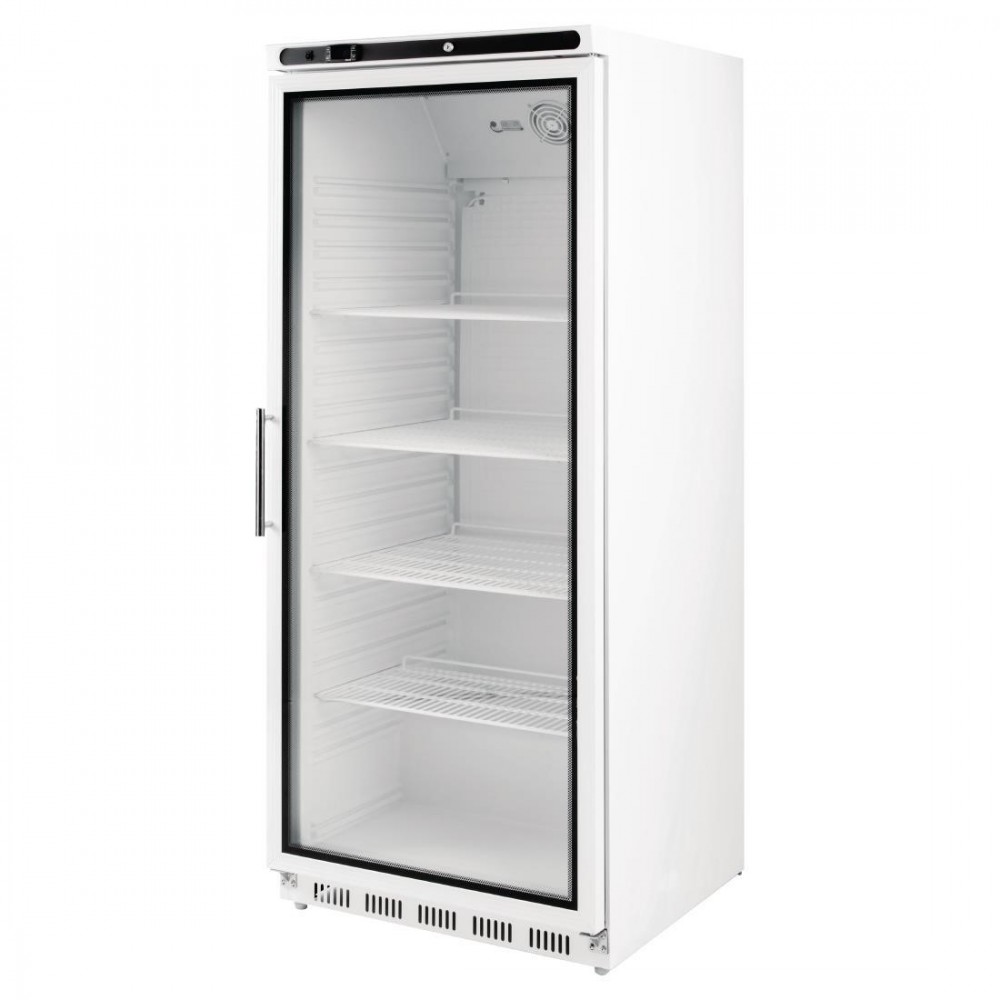 Armoire réfrigérée vitrée positive - GN 2/1 - Garantie 2 ans - 600 L - Roulettes - Classe N Armoire réfrigérée vitrée positive - GN 2/1 - Garantie 2 ans - 600 L - Roulettes - Classe N