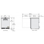 MINI ARMOIRE RÉFRIGÉRÉE POSITIF 200 LITRES INOX