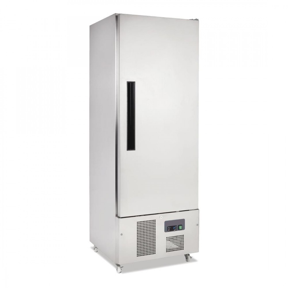 Armoire réfrigérée positive - Inox - Garantie 2 ans - 440 L - Roulettes - Classe N Armoire réfrigérée positive - Inox - Garantie 2 ans - 440 L - Roulettes - Classe N