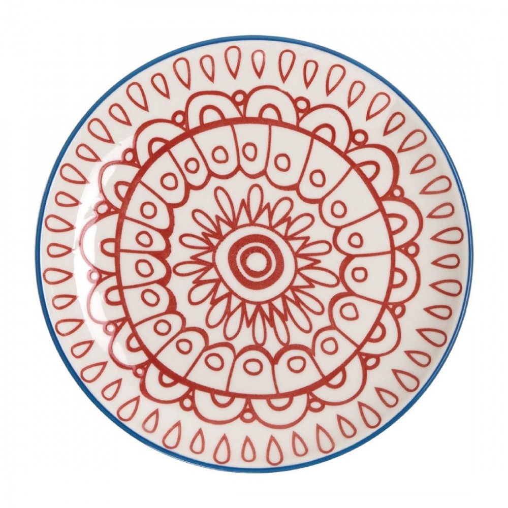 Petites assiettes plates rouges Fresca 17,8 cm (x6) Petites assiettes plates rouges Fresca 17,8 cm (x6)