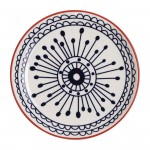 Petites assiettes plates bleues Fresca  17,8 cm (x6)