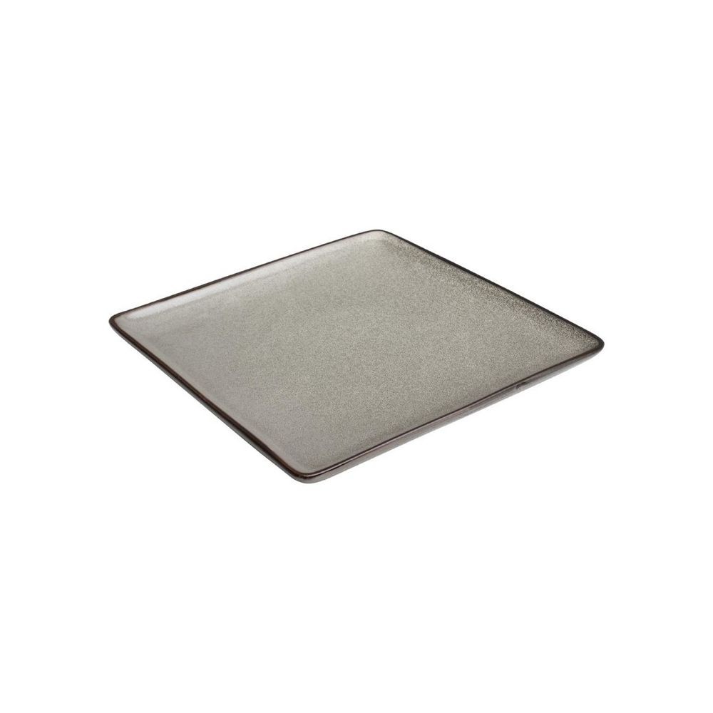 Lot de 4 assiettes carrées Mineral 265mm Lot de 4 assiettes carrées Mineral 265mm