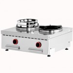 FEUX WOK GAZ DE TABLE 2 FEUX                