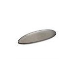 Lot de 6 assiettes feuille Mineral 255mm
