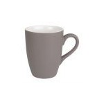 Lot de 6 mugs 320ml gris Brighton porcelaine
