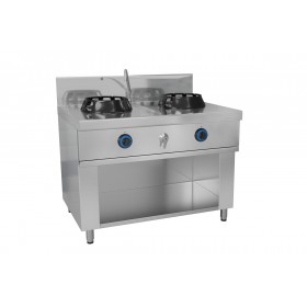 FOURNEAU WOK 2 BRULEURS                     