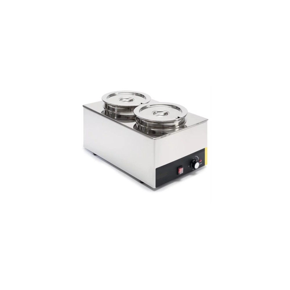 Bain marie pro avec vidange chromé Bain marie pro avec vidange chromé