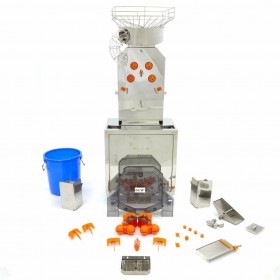 Machine à jus / Presse agrumes avec support + robinet - Self-service - Gros débit - Oranges, clémentines et citrons