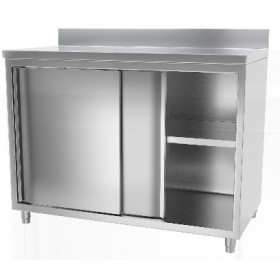 Meuble bas inox portes coulissantes 1200 x 700 x 850
