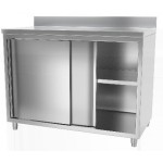Meuble bas inox portes coulissantes 1200 x 700 x 850