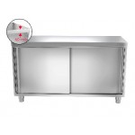Meuble bas inox portes coulissantes 1400 x 700 x 850